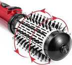 Heated Styling Brush Dryer - All in Volumizing Tool for Quick Looks | Coated Body with Even Heat Flow, Electric Grooming Appliance for Daily Styling 14.57x5.51 in