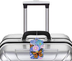 Set of 2 Artistic Flowers Luggage Tags - Image 6