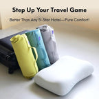Cushion Lab Travel Deep Sleep Pillow – Compact Memory Foam Neck Pillow - Image 2