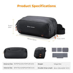 K&F CONCEPT Storage Sling Bag, Vlog Photography Camera HandBag, Portable - Image 8