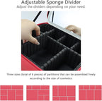 Makeup Bag with Led Mirror, Travel Makeup Organizer with 3 Color Setting & 10X - Image 4