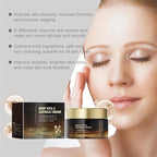 Deep Vitamin C Golden Capsule Face Moisturizer - Liposome Capsules For Wrinkles, Skin Radiance - Transparent Gel with Collagen & Niacinamide for Firming, Repairing, Hydrating Skin Care