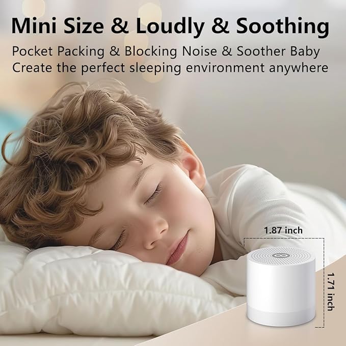 Portable Baby Sound Machine Mini White Noise Machine - Image 4