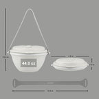 kūpaa Bowl & Carrier Duet – Microwave Safe Silicone Lunch Box - Image 5
