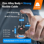 Forge TSA Approved Luggage Locks Ultra-Secure Dimple Key Travel Locks - Image 6