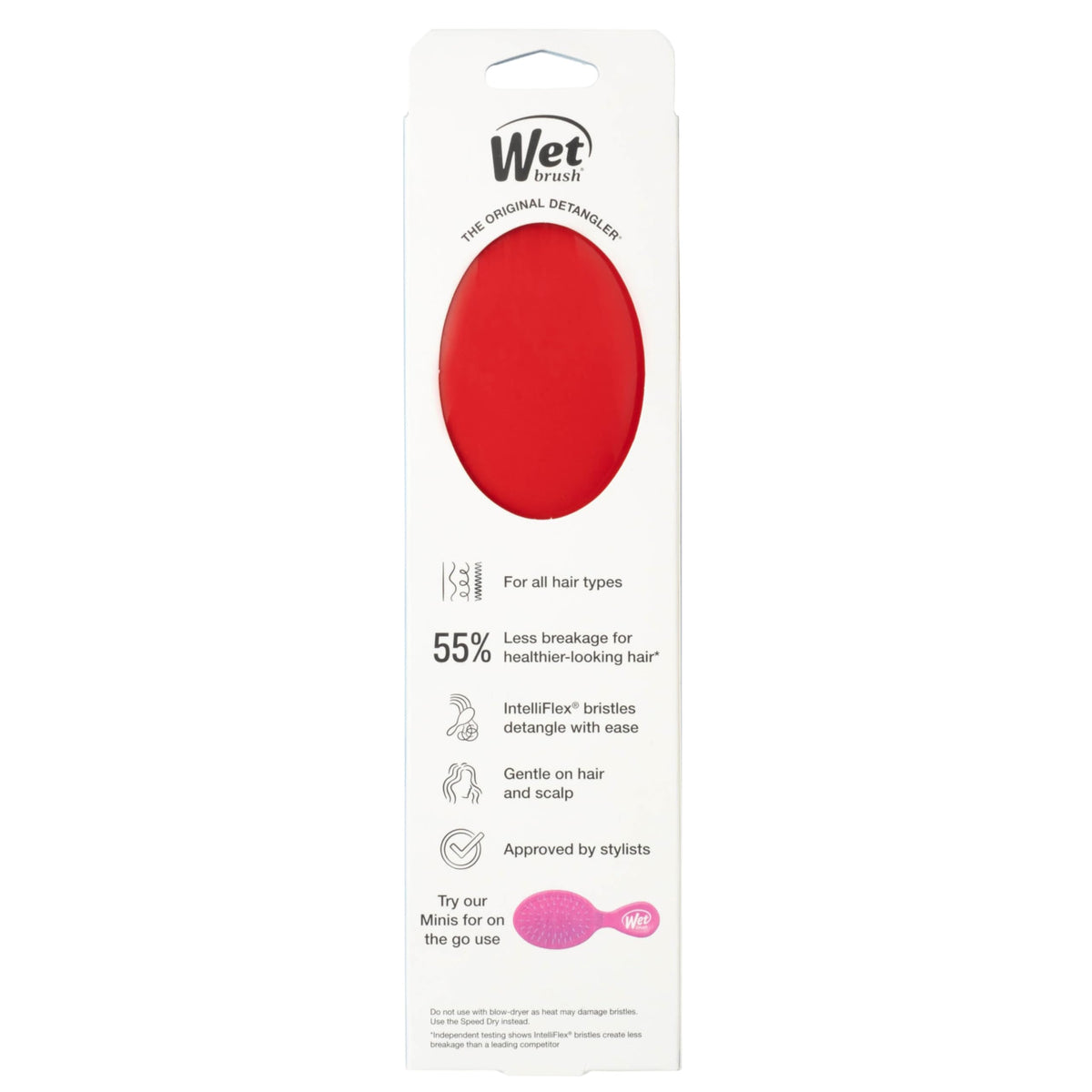 Original Detangler Hair Brush (Amazon Poppy Red)