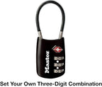 Master Lock 4688D Accepted Set Your Own Combination TSA Approved Luggage Lock - Image 4
