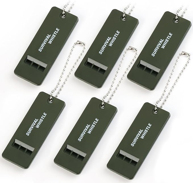 120 dB Emergency Whistles for Teachers, Flat Self Defense Safety Whistle - Image 8