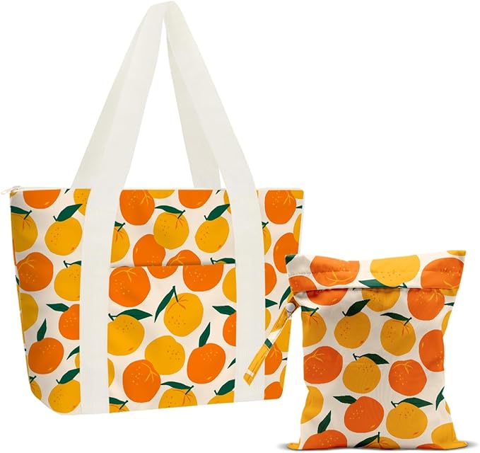 Beach Bags Wet Bag for Swimsuit Tote Bag for Friends Travel Gifts, Aloha Bags by zcyxuuw