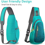 TITECOUGO Small Sling Bag, Lightweight Crossbody Backpack - Image 3