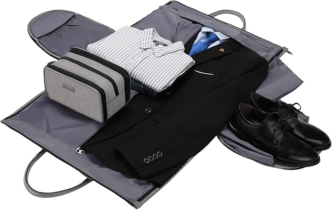 Convertible Garment Bag with Toiletry Bag, Modoker Carry on Garment Duffel Bag - Image 7