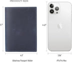 STAR VISTA Albatross Leather Travel Passport Holder, Minimalist Design - Image 4