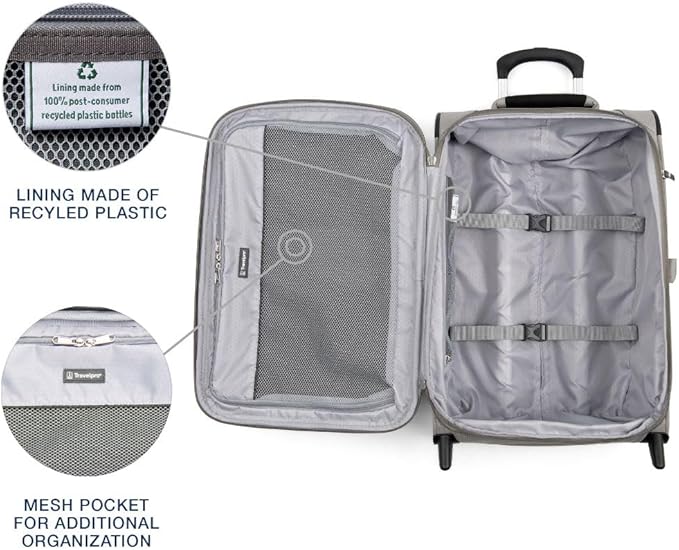 Travelpro Maxlite 5 Softside Expandable Upright 2 Wheel Carry on Luggage - Image 4