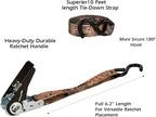 XSTRAP STANDARD Ratchet Tie Down Straps 4 Pk 10 Ft- 300 Lbs Load Cap- 900 Lbs - Image 2