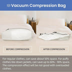 BAGAIL TPU Vacuum Bag for Travel, Reusable Compression Bag - Image 3