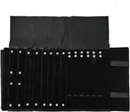 Velvet Travel Jewelry Case Roll Bag Organizer by SCIKHEFT