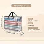 VENO 6 Pack Heavy Duty Moving Bags, Storage Bags, Packing Supplies, Top Zipper - Image 3