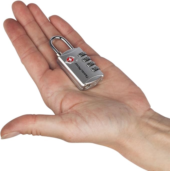 TSA Luggage Locks with 4 Digit Combination – Heavy Duty Set Your Own Padlocks - Image 6