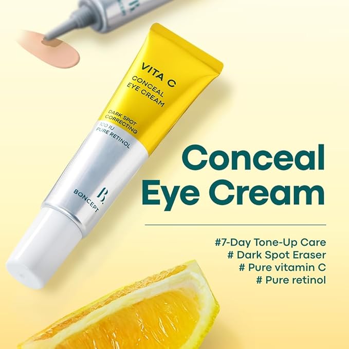 Vita C Capsule Double Shot Ampoule Kit + Vita C Cream + Vita C Conceal Eye Cream Bundle
