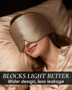 Zenssia Satin Sleep Mask for Women and Men, Lightweight Padded Eye Mask - Image 2