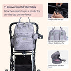 BabbleRoo Diaper Bag Backpack - Image 6