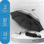 Liberty Imports 3 Pack Windproof Travel Rain Umbrellas - Image 3