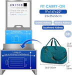 Narwey Carry on Bag 22x14x9 Airlines Approved, Carry on Duffle Bag - Image 2