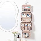 NISHEL Travel Toiletry Bag for women, Portable Hanging Organizer for - Image 2