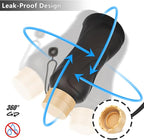 Collapsible Water Bottles 2 Pack, Leak Proof, Reuseable BPA Free Silicone - Image 6