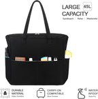 LEDAOU Beach Bag Waterproof Sandproof Women Tote Bag Pool Bag - Image 9