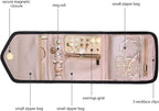 BAGSMART Travel Jewelry Organizer Case Foldable Jewelry Roll - Image 3