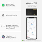 VOCOlinc Air Card Tag Rechargeable Wallet Tracker 1.6mm, Item Finder Work - Image 2