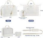 Weekender Bag for Women, Travel Duffel Bag Carry On Overnight Bag - Image 7