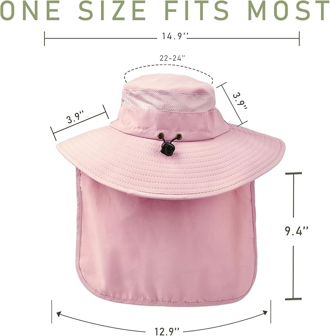 Fishing Hat Breathable Wide Brim Sun Hats - Image 6