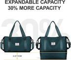 Travel Duffel Bag, Sports Tote Gym Bag, Shoulder Weekender Overnight Bag - Image 7