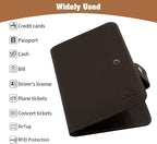 Jack&Chris Genuine Leather Handmade Passport Holder - Image 5