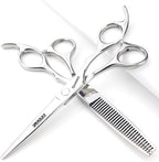 6/6.5-inch Professional Hair Clippers, Hairdressers, efficient Hair Clippers (6 inch-2pc-A)