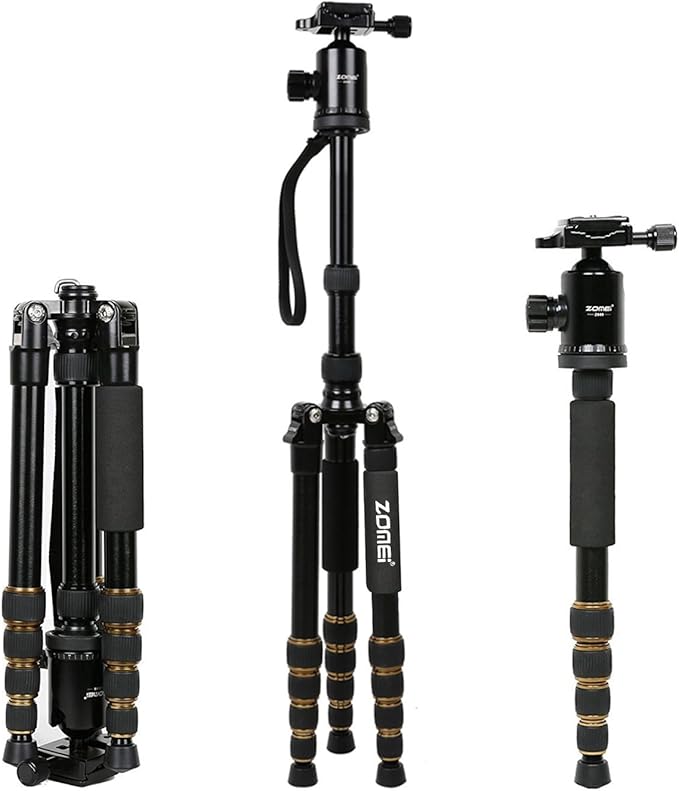 ZoMei Z669 Magnesium Aluminum Alloy Travel Camera Tripod by BONFOTO