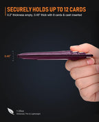 Buffway Slim Minimalist Front Pocket RFID Blocking Leather Wallets - Image 5