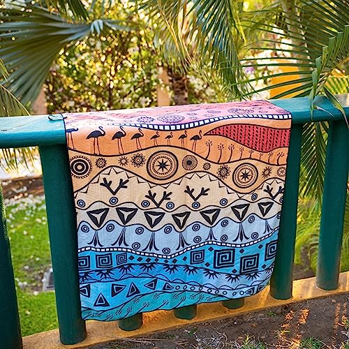 Quick Dry Microfiber Beach Towel (The Wild / Extra Large 78x35")