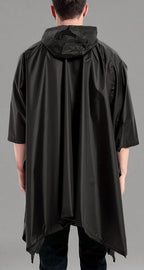 salamra Hooded Rain Poncho Waterproof Raincoat Jacket - Image 8