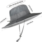 Sun Hats for Men Women Fishing Hat UPF 50+ Breathable Wide Brim Summer UV - Image 5
