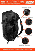 UNPLUG Ultimate Adventure Bag -1680D Heavy Duty Waterproof Travel Duffel Bags - Image 4