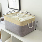 TheWarmHome Storage Baskets for Organizing, Extra Large-3Pack, 17.7L×13.8W×9.8H - Image 2