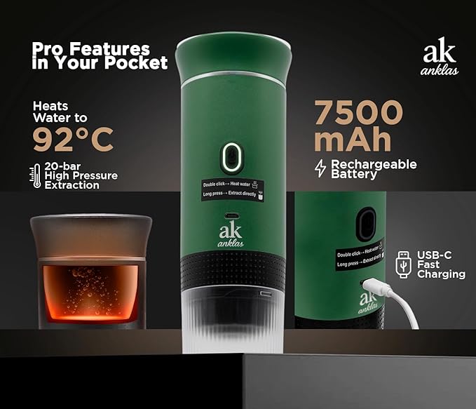 3-in-1 Portable Coffee Maker – Electric Espresso Machine - Image 4