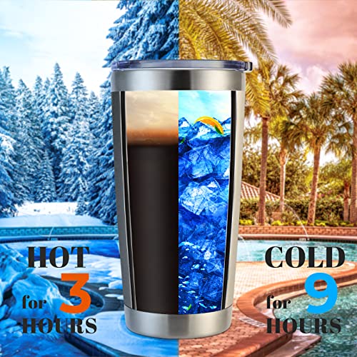 20oz Stainless Steel Tumbler Bulk with Lid (4 Count (Pack of 1) / Stainless Steel)