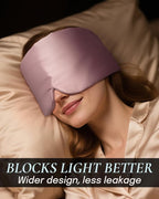 Zenssia Satin Sleep Mask for Women and Men, Lightweight Padded Eye Mask - Image 2