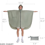 Cloak raincoat Unisex poncho Adult hooded men and women - Image 3