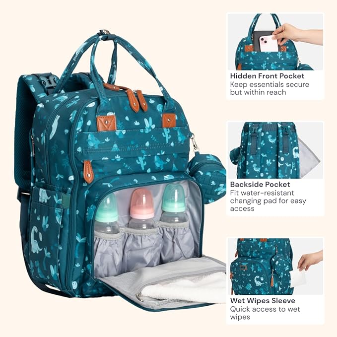 BabbleRoo Diaper Bag Backpack - Image 5