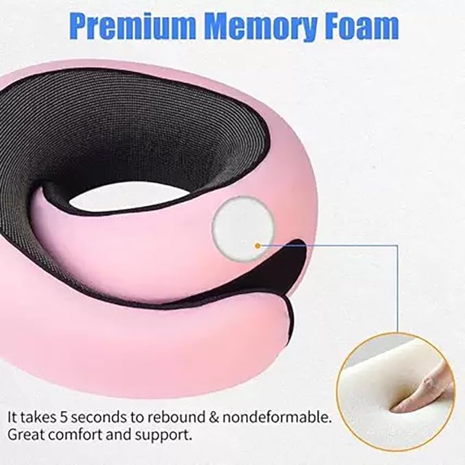 Travel Pillow, Travel Neck Pillow, 360 Degree Comfort and Breathability - Image 3